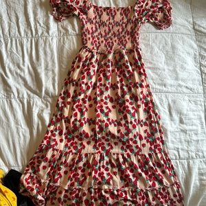 Betsey Johnson strawberry dress large